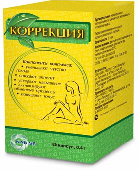 КОРРЕКЦИЯ КАПС. 0,4Г №80 (БАД) - Коломна